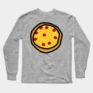 Pumpkin Pie Pizza for Halloween Long Sleeve T-Shirt